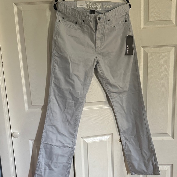 Kenneth Cole Reaction Gray Men's Pants - Picture 1 of 5